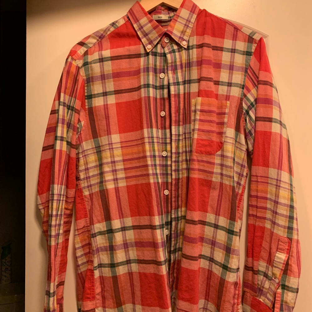 Jcrew Indian madras slim fit shirt